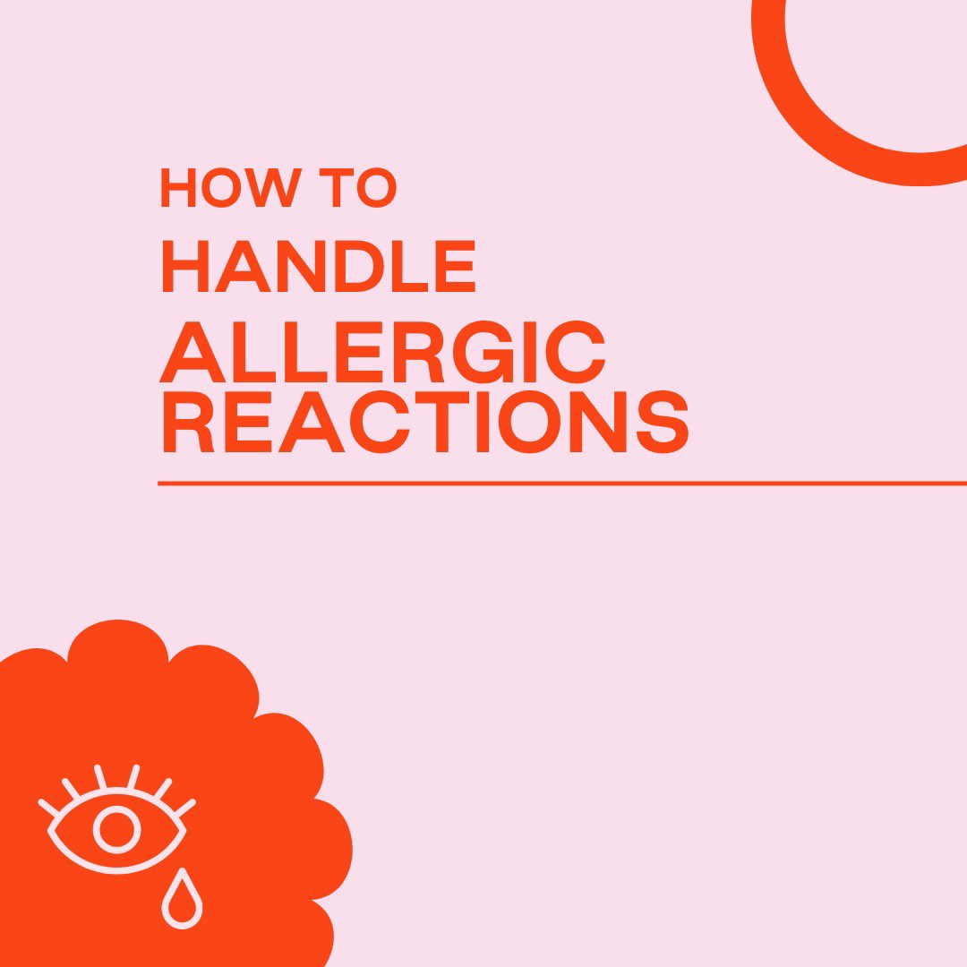 How to Handle an Allergic Reaction