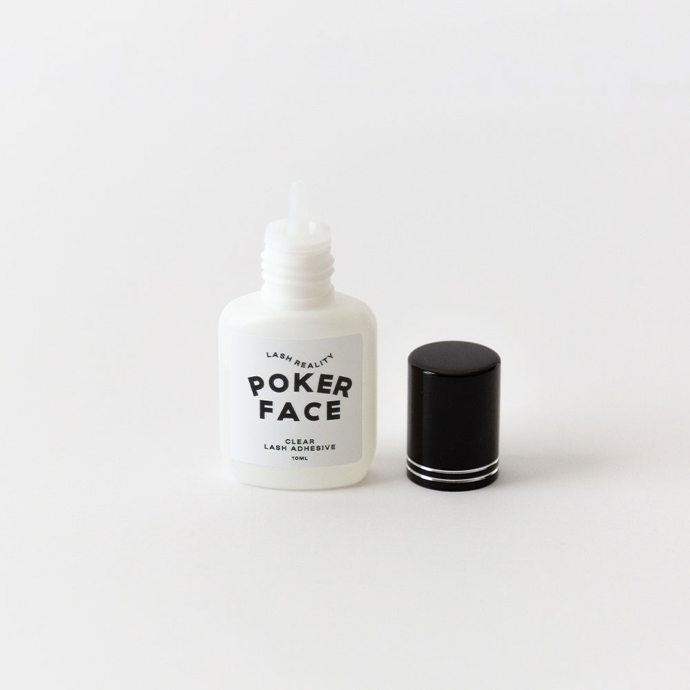 Poker Face Clear Adhesive